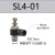 定制SL8-02气动调速快速接头气动阀4-M5 6-01 10-03/12-04 快插节 SL4-01插4管1分螺纹 优质款