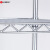川井（WELLAND）网层货架 三层线网镀铬置物架工业级电镀线棒收纳储物架 单层承重250kg  120*45*120cm