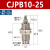 恒盾达 CJPB6-5/10/15单作用微型迷你小气缸 CJPB10-25（有螺纹）/2个 