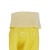 东亚 PVC黄色工业专用耐油耐酸碱防滑衬里浸塑手套 长度28cm 2双