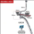 洗菜盆双槽厨房下水管单槽洗碗池不锈钢下水器防臭防堵省空间后置 矮杯后置款-单槽配110矮钢头