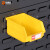 科瑞尼 JZKBG-02Y黄色背挂式零件盒百叶挂板通用挂式零件盒PP材质