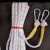 安全绳户外作业绳家用耐磨防护登山家用救援绳钢丝绳防坠落绳 12毫米钢丝芯30米带双钩