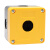 德力西电气LAY5SHZ15塑料 黄色 1孔空按钮盒 开孔22mm启动开关盒 急停盒防水防尘