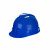 金能电力 安全帽ABS 国标工地建筑工程电力施工业安全头盔 监理领导防砸施工帽透气 大V型蓝色 不含配件