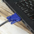 VGA3+6高清线 D-sub视频线 电脑主机显示器屏连接线 投影仪视频线 VGA线3+6 蓝头 1.5米