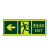 援邦消防标识指示牌荧光安全出口地贴夜光紧急通道楼梯墙贴自发光警示疏散标志牌 （墙贴左向