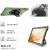 DVANOVA 适用三星Galaxy Tab S8+硅胶套保护壳12.4英寸平板电脑壳SM-X8 黑色【支架/手带/肩带】 三星S8+ X800/X806 (12.4英寸)