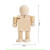 漫画12寸木人模型30CM木头人木手素描木偶人关节人偶可动人体40CM 木机器人