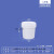 密封塑料桶食 品 级加厚工业用涂料油漆桶乳胶漆桶空桶5L10公斤20升 1L白色无提手款