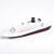 泰坦尼克号模型 地中海树脂船多层邮轮景观船造型家居创意摆件 A款尺寸12.2*2.2*3.2cm