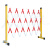 从豫 玻璃钢绝缘伸缩围栏 可移动式安全隔离防护栏 1.2*5米非标款11.9kg 一套价