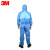 3M 4532+ 防护服防颗粒物防化服工作服喷漆服防尘服 蓝色 M码 1件