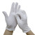 上柯 LF003 白色棉手套加厚劳保作业手套文玩礼仪手套白手套 优质款厚L码120双