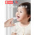 新安代婴儿口腔清洁器刷舌苔手指套牙刷0一1一2到3岁纱布幼宝宝刷牙神器 干指套(30片)