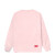 卡帕（Kappa）女秋冬套头衫卫衣刺绣图案圆领外套 粉色-1 L