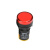 KEOLEA AD16-22D/S LED指示灯按钮电源信号灯22mm安装孔径多色可选 【圆形24V】红色
