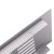 菲尼泰科 铝合金透气网 橱柜通气网条形通风口 鞋柜衣柜排气橱柜散热网 60*400mm哑光银 P202