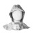 美康（meikang） 防火隔热披肩帽 铝箔耐1000度劳保防烫隔热冶金钢铁帽 MKP-36 银白 