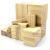 澳颜莱松木块 小木块 垫高长方形手工材料模型雕刻 木头块diy松木方实木 6*6*1厘米(1个)