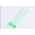 定制一次性塑料封条铅封标签标牌自锁尼龙扎带集装箱物流吊牌钢丝封条 绿色30厘米