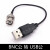 SMA母SMA公BNC母头BNC公头转数据线USB公头连接线Q9转接线 BNC公转USB公 0.2m