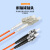 天背（Tianbei）TB-I46N工程级光纤跳线 OM2多模双芯双工跳纤光纤线1米LC-ST Φ3.0低烟无卤外被 收发器尾纤