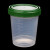 RICH LAB 塑料标本容器/尿杯/采集杯 福尔马林杯 PP密封储物直口瓶子样品杯 1000ml
