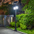 龙代（longdai) 太阳能庭院灯 小区别墅走道户外照明灯公园花园室外高杆景观灯 2.8米高双头白光款