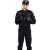 征战虎 保安服夏装 长袖门卫执勤服 可定制logo 长袖套装+标贴 4XL(190cm)