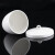 海斯迪克 HKLY-65 陶瓷坩埚 耐火耐高温带盖弧形坩埚 化学实验工具 坩埚25ml（1个）