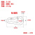 定制不锈钢304安全扣保险扣伸缩绳索扣登山弹簧雨棚铁链帆布挂钩 镀锌螺丝扣6*60 5个