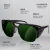 电焊焊工专用防打眼防飞溅防强光玻璃护目镜电焊防护眼镜 HS05-透明+眼镜盒+眼镜布