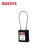 BOZZYS BD-G45 KA 工程缆绳安全挂锁150*3.2MM 不锈钢缆绳 黑色通开型