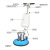 地毯清洗机工业手推式洗地机商用刷地机器酒店专用洗地毯机 洗地毯速干套餐三