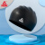 匹克（PEAK）硅胶泳帽 防水护耳舒适长发加大容量泳帽 男女士成人专业训练硅游泳帽 YS30102黑色