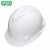 梅思安（MSA）安全帽V-Gard标准型 建筑施工 电力工程  新国标可印字 白色ABS一指键帽衬 无透气孔