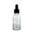 透明螺口玻璃滴管瓶滴瓶茶色多规格密封滴瓶精油瓶5ml10ml15ml20m 透明30ml2个装