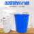 目可 塑料水桶商用酒店厨房工业大容量户外可用（100L加厚绿色无盖/1个）