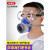 悦常盛面具口罩喷漆化工气体防护面罩活性炭气过滤棉 四号滤毒盒(三只) 防毒