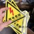 定制适用有电危险警示贴三角大号车间验厂电力安全标识牌当心触电标志 当心触电5厘米40个