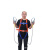 高空作业安全带户外施工保险带全身双背三点欧式空调安装安全绳电工带 国标2米半身双大钩