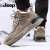 Jeep吉普男鞋靴冬季新品户外运动休闲鞋加绒保暖棉鞋登山雪地靴子男 卡其色2093 41码