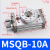 气动旋转气缸90/180度可调角度齿轮式MSQB-10/20/30/50/70A/R摆动 旋转气缸MSQB-10A 标准型