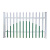 汉域 pvc塑钢护栏 隔离防护栅栏景区园林绿化带护栏篱笆围栏 3米宽1.5米高