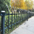 丹斯提尼锌钢草坪花园围栏 铁艺栅栏社区幼儿园市政绿化护栏 户外防爬篱笆 艳绿色