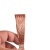 京梯 桥架接地线 铜编织带铜包铝连接线配电箱柜跨接软铜线 2.5㎡长度300mm（100条/包）
