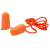 3M1110泡棉耳塞子弹型带线耳塞 隔音降噪一付装 橙色 