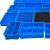 金诗洛 零件盒分格箱 530三格箱#590*385*145 加厚多隔塑料收纳盒工具物料分类盒周转箱 JCW8