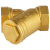 寻程 Y型过滤器铜水表增压水泵中央空调暖气管道过滤网阀门 单位：个 DN40/1.5寸中型 